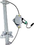 Front and Rear, Passenger Side Window Regulators, Power, With Motor
