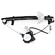 Front and Rear, Driver and Passenger Side Window Regulators, Power, With Motor