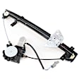Front and Rear, Driver and Passenger Side Window Regulators, Power, With Motor