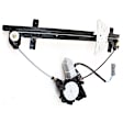 Front and Rear, Driver and Passenger Side Window Regulators, Power, With Motor