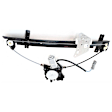Front and Rear, Driver and Passenger Side Window Regulators, Power, With Motor