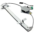 Front and Rear, Driver and Passenger Side Window Regulators, Power, With Motor