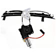 Front and Rear, Driver and Passenger Side Window Regulators, Power, With Motor