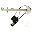 Front and Rear, Driver and Passenger Side Window Regulators, Power, With Motor
