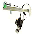 Front and Rear, Driver and Passenger Side Window Regulators, Power, With Motor