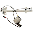 Front and Rear, Driver and Passenger Side Window Regulators, Power, With Motor