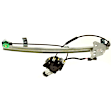 Front and Rear, Driver and Passenger Side Window Regulators, Power, With Motor