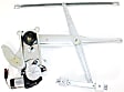 Front, Driver and Passenger Side Power Window Regulator, With Motor