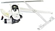 Front, Driver and Passenger Side Power Window Regulator, With Motor