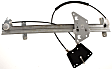 Front, Driver and Passenger Side Power Window Regulator, Without Motor