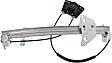 Front, Driver and Passenger Side Power Window Regulator, Without Motor