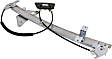 Front, Driver and Passenger Side Power Window Regulator, Without Motor