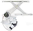 Front, Driver and Passenger Side Power Window Regulator, With Motor
