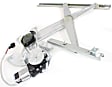 Front, Driver and Passenger Side Power Window Regulator, With Motor