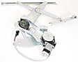 Front, Driver and Passenger Side Power Window Regulator, With Motor