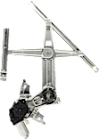 Front And Rear, Driver Side Power Window Regulator, With Motor