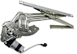 Front And Rear, Driver Side Power Window Regulator, With Motor