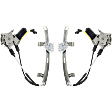 1991-1996 Mitsubishi 3000GT - Front, Driver and Passenger Side Power Window Regulator, With Motor