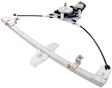 Front, Driver and Passenger Side Power Window Regulator, With Motor