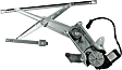 Front, Driver and Passenger Side Power Window Regulator, With Motor