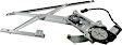 Front, Driver and Passenger Side Power Window Regulator, With Motor