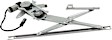 Front, Driver and Passenger Side Power Window Regulator, With Motor