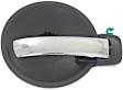2006-2010 Dodge Charger - Front and Rear, Driver and Passenger Side Interior Door Handles, Gray bezel with chrome lever, Without Door Lock Hole