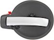 2006-2010 Dodge Charger - Front and Rear, Driver and Passenger Side Interior Door Handles, Gray bezel with chrome lever, Without Door Lock Hole