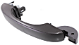 Rear, Driver and Passenger Side - Side Sliding Door Primed Exterior Door Handle, Without Key Hole