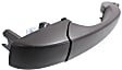 Rear, Driver and Passenger Side - Side Sliding Door Primed Exterior Door Handle, Without Key Hole