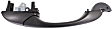 Rear, Driver and Passenger Side - Side Sliding Door Primed Exterior Door Handle, Without Key Hole