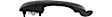 Rear, Driver and Passenger Side - Side Sliding Door Primed Exterior Door Handle, Without Key Hole