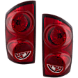Driver and Passenger Side Tail Lights, With bulb(s), Halogen, CAPA CERTIFIED