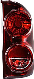 Driver and Passenger Side Tail Lights, With bulb(s), Halogen, CAPA CERTIFIED