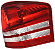 Driver and Passenger Side Halogen Tail Light, With bulb(s), OE Replacement