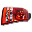 Driver and Passenger Side Halogen Tail Light, Without bulb(s), OE Replacement