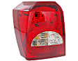 Driver and Passenger Side Halogen Tail Light, With bulb(s), OE Replacement