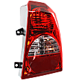 Driver and Passenger Side Halogen Tail Light, With bulb(s), OE Replacement