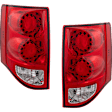 Driver and Passenger Side Tail Lights, With bulb(s), LED, CAPA CERTIFIED