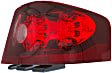 2011-2014 Dodge Avenger - Driver and Passenger Side Halogen Tail Light, With bulb(s), OE Replacement