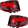 Driver and Passenger Side Halogen Tail Light, With bulb(s), OE Replacement, CAPA Certified