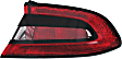 2016 Dodge Dart - Driver and Passenger Side, Outer Halogen Tail Light, With bulb(s), Mounts on Body, OE Replacement