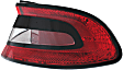 2016 Dodge Dart - Driver and Passenger Side, Outer Halogen Tail Light, With bulb(s), Mounts on Body, OE Replacement