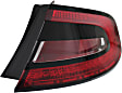2016 Dodge Dart - Driver and Passenger Side, Outer Halogen Tail Light, With bulb(s), Mounts on Body, OE Replacement
