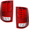 Driver and Passenger Side LED Tail Lights, with Bulbs
