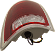 Driver and Passenger Side Tail Lights, with Bulbs, LED, Clear and Red Lens, Chrome Interior, Premium Type, CAPA CERTIFIED