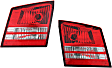 2012 Dodge Journey - Driver and Passenger Side, Inner Halogen Tail Light, With bulb(s), Mounts on Liftgate, OE Replacement