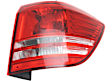 Driver and Passenger Side, Outer Tail Lights, with Bulbs, Halogen, Mounts on Body, CAPA Certified