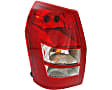 Driver and Passenger Side Halogen Tail Light, With bulb(s), OE Replacement