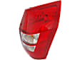Driver and Passenger Side Halogen Tail Light, With bulb(s), OE Replacement